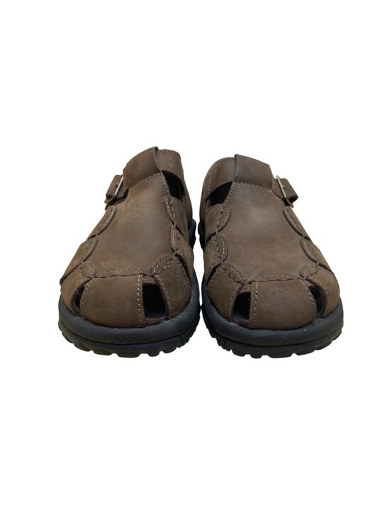 Teva Men’s Brown Leather Adjustable Strap Style 6314 Crete Sandals Size 8.5 main image 8